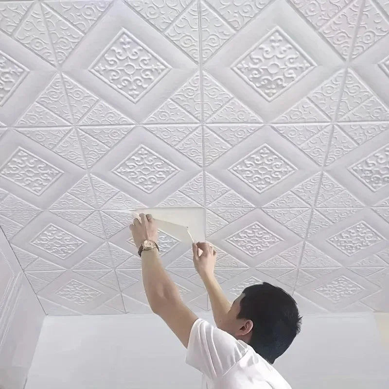 PVC Imitation Brick Wall Stickers – Moisture Resistant 35x35cm Wall Sticker Panels Qme