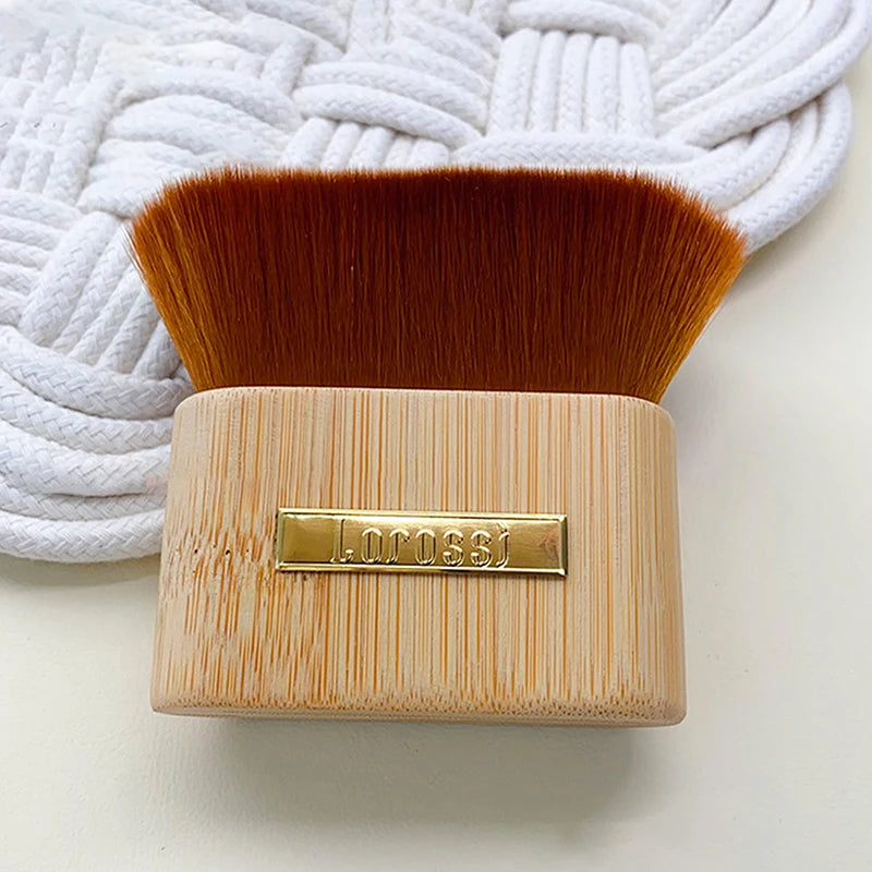 Wooden Nail Dust Cleaning Brush – Soft Nylon Bristles for Nails Nail Cleaning Brush Qst Brown