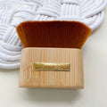 Wooden Nail Dust Cleaning Brush – Soft Nylon Bristles for Nails Nail Cleaning Brush Qst Brown