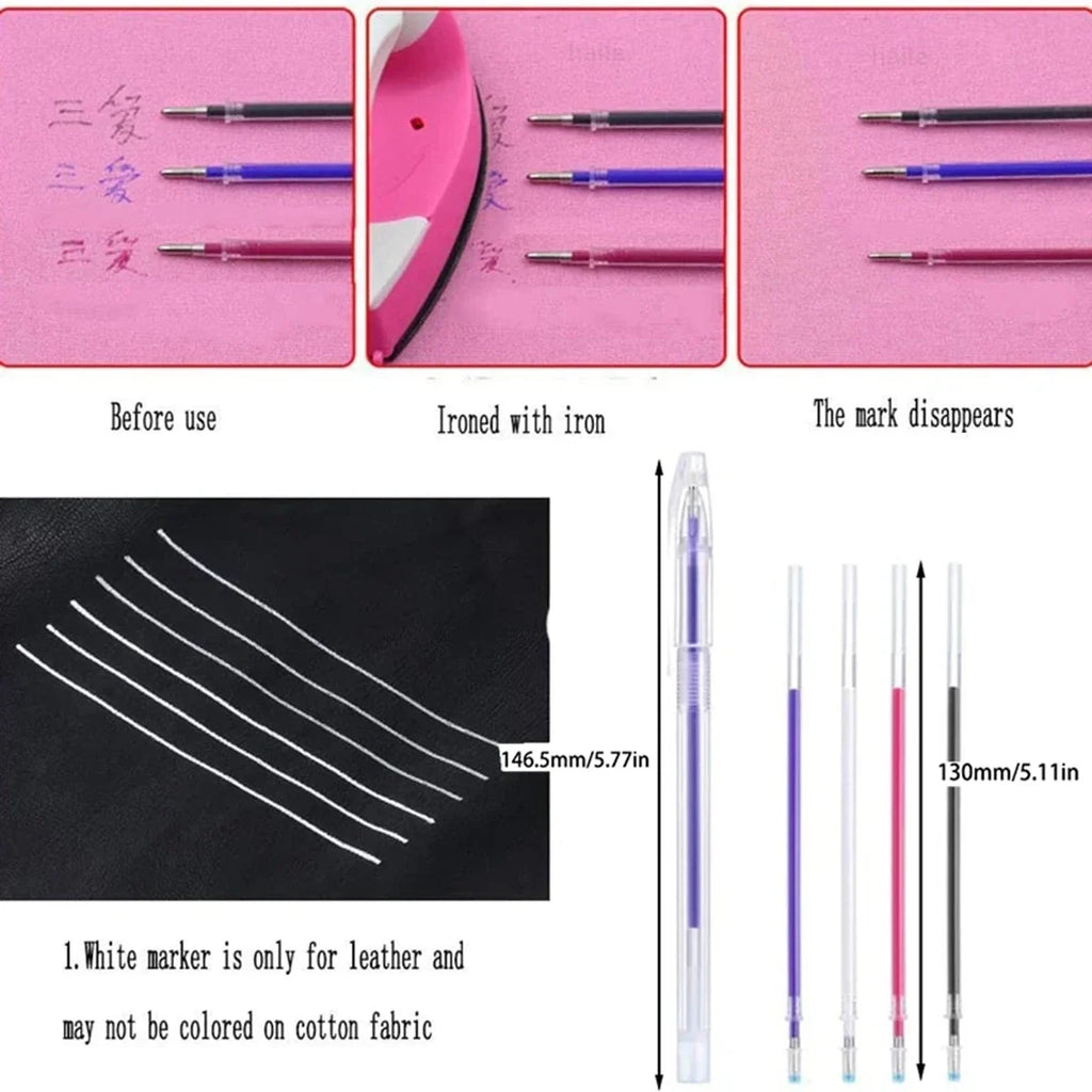 Heat Erasable Fabric Marker Refills – Sewing & DIY Craft Fabric Marker Refills Qme