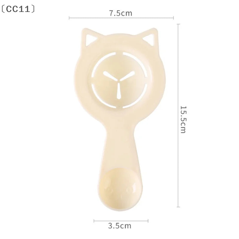 Cartoon Cat Egg Separator & Measuring Cup | Fun Kitchen Tool Egg Separator Tool Qme