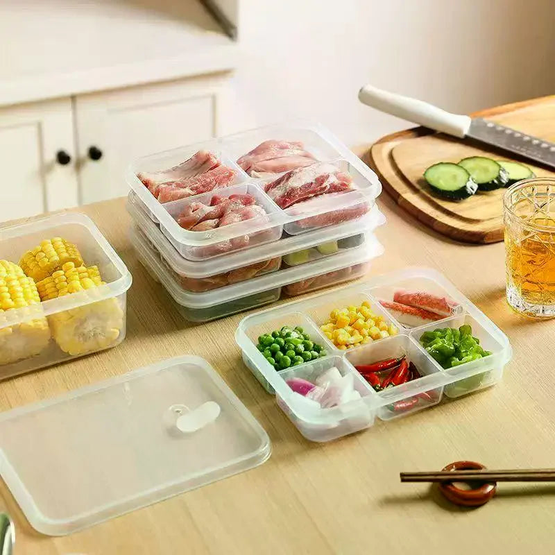 Food Grade Sealed Refrigerator Storage Box | Meal Prep Crisper Food Storage Container Qme