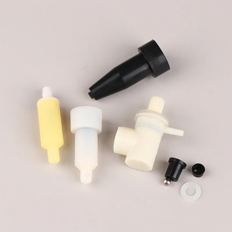 Soap Dispenser Head with Spring Hose & Rubber Seal – 4 Colors Soap Dispenser Head Qme