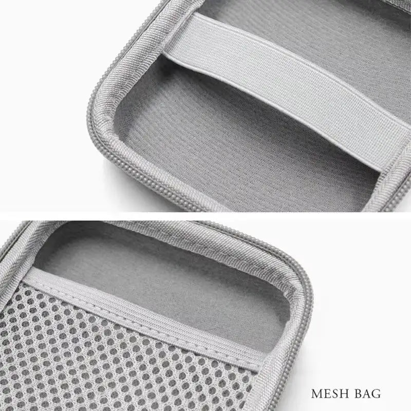 Mini EVA Zipper Pouch – Earphone & Cable Storage Case Earphone Storage Case Qme