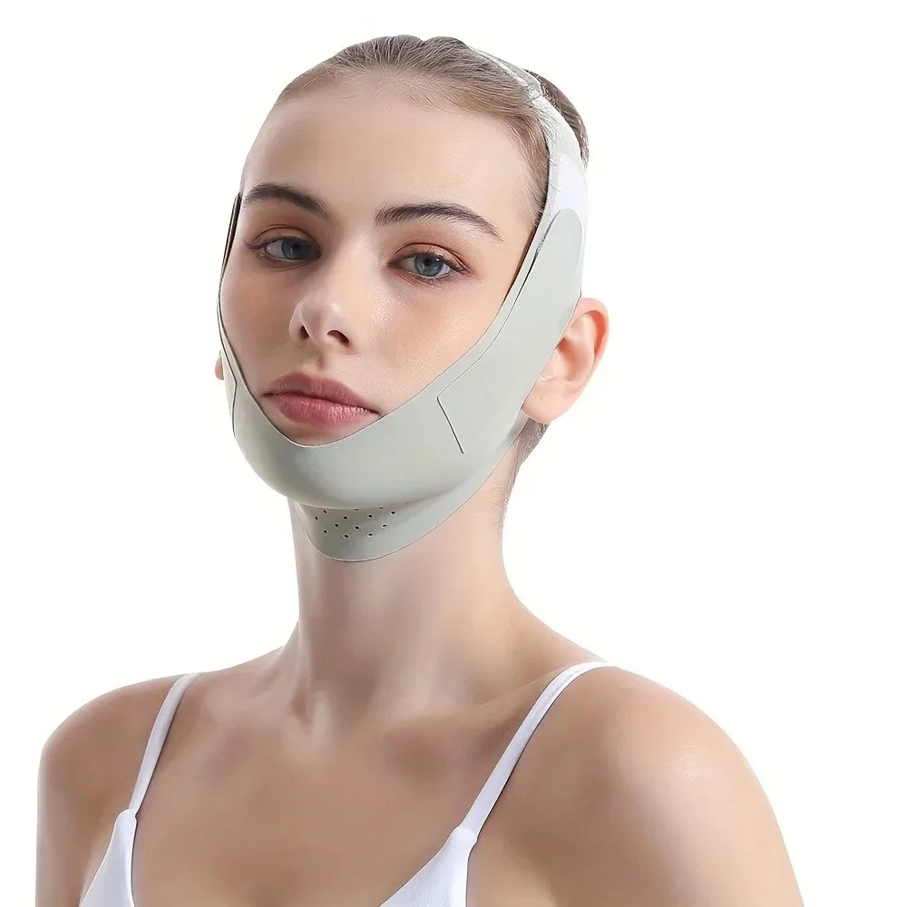 V Line Face Slimming Bandage – Chin & Cheek Lift Shaper Facial Shaping Bandage Qme green