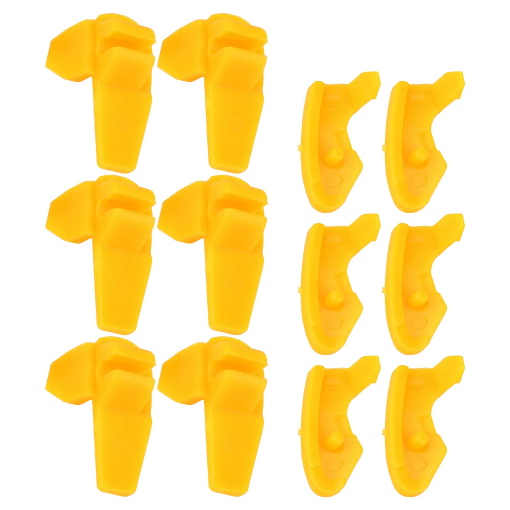 6 Pairs Tire Machine Mount Demount Heads Wheel Rim Protector Tire Machine Inserts Qme YELLOW