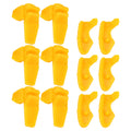 6 Pairs Tire Machine Mount Demount Heads Wheel Rim Protector Tire Machine Inserts Qme YELLOW