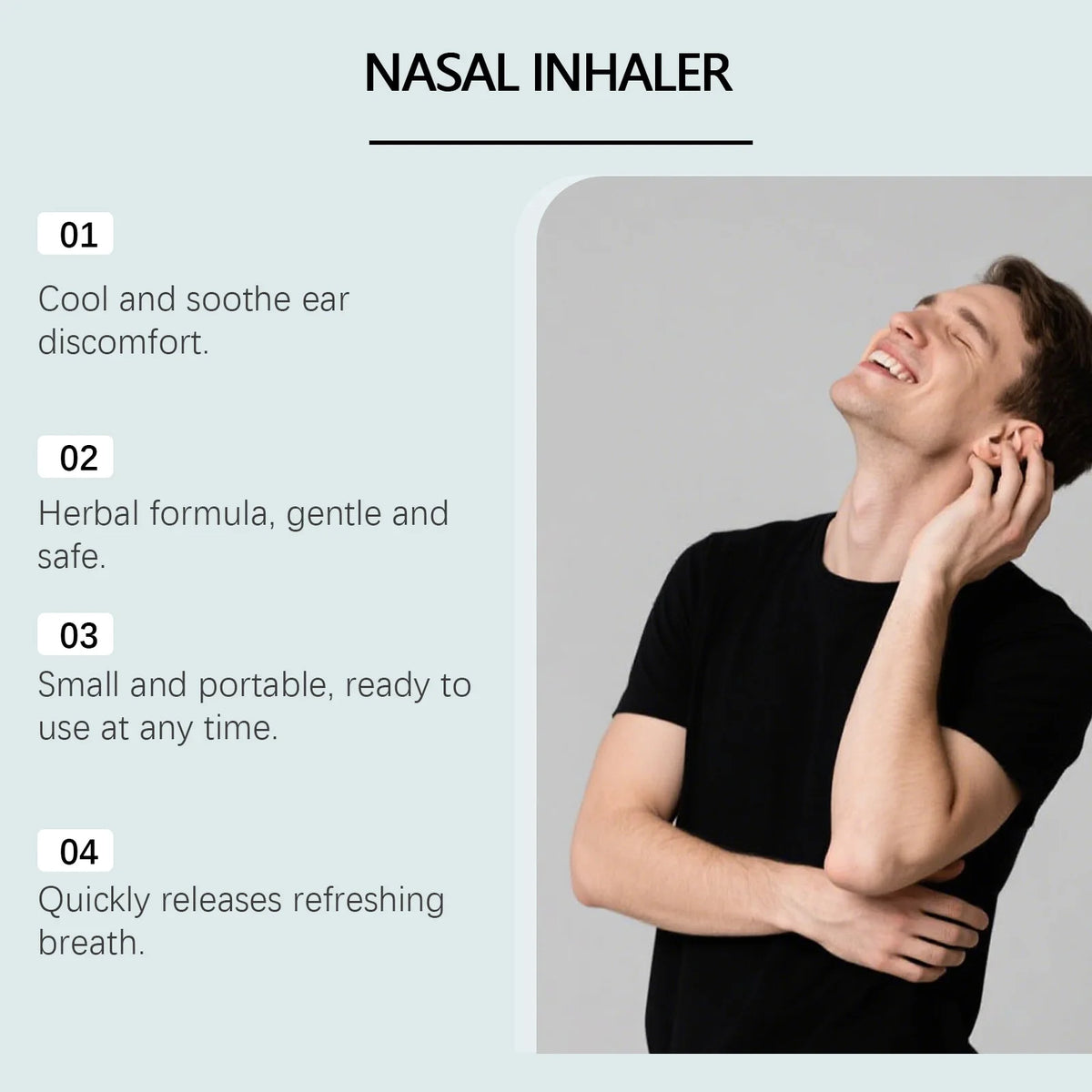 South Moon Natural Nasal Inhaler Stick – Cooling Aromatherapy Aromatherapy Inhaler Qst