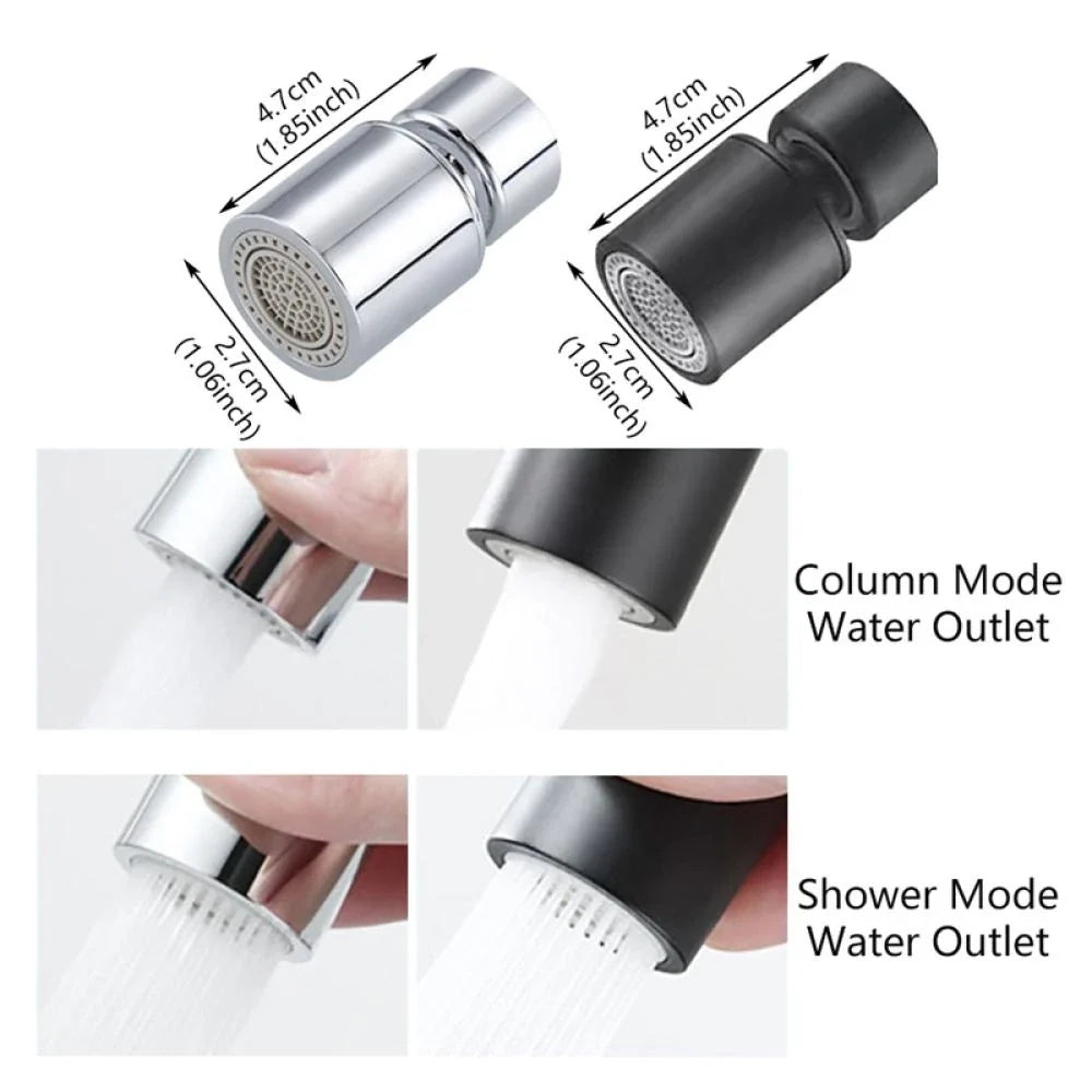 360° Rotary Faucet Aerator Spray Head – Brass M24 Filter Faucet Aerator Qme