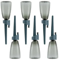 Plant Watering Spikes with Control Valve | Auto Irrigation Stakes Irrigation Watering Spikes Qme 6pcs