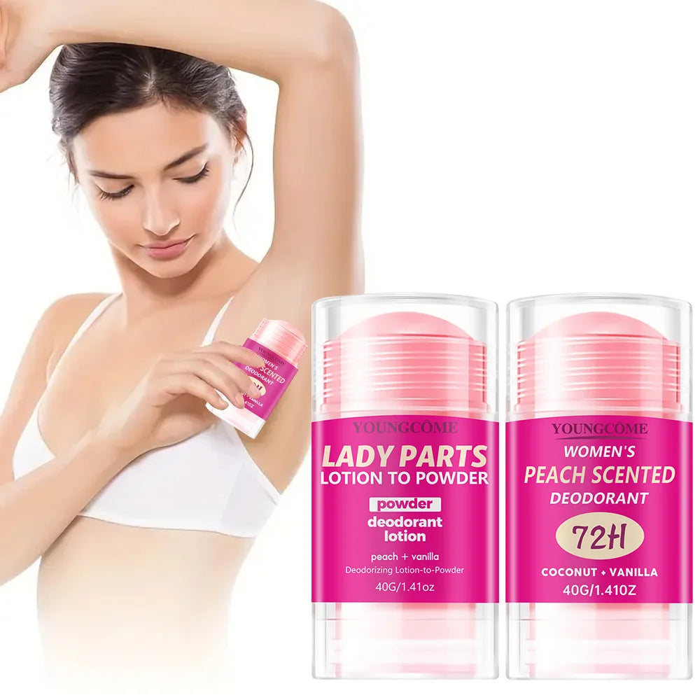 YOUNGCOME Peach Scented Antiperspirant Deodorant Stick Women Antiperspirant Deodorant Qst