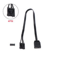 Corsair RGB to ARGB 4-Pin 3-Pin Adapter Cable – 28cm RGB Adapter Cable Qme 4pin