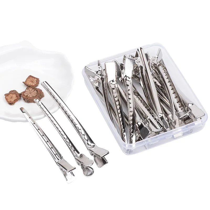 Metal Hairdressing Sectioning Clips – Alloy Styling Clamps Hair Sectioning Clips Qme