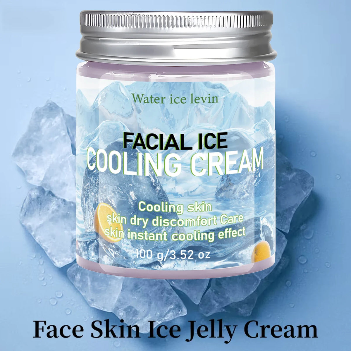 Natural Collagen Ice Cooling Face Cream for Dry Skin Facial Moisturizer Qme