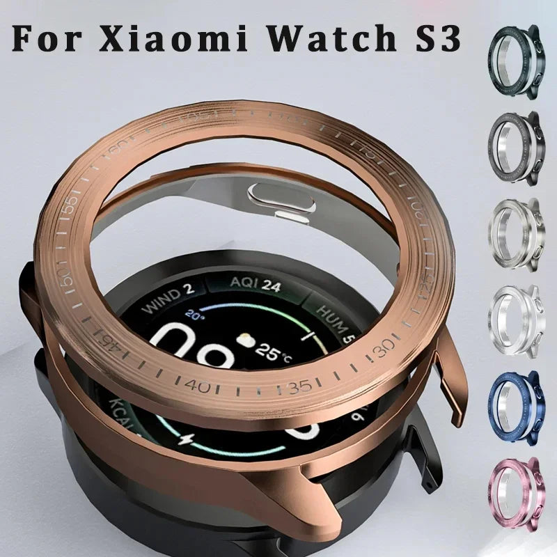 Xiaomi Mi Watch S3 Protective Case Cover Shell | 14 Colors Watch Protector Case Qme