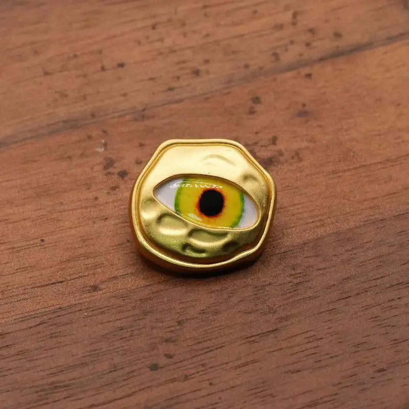 Vintage Metal Decorative Buttons – Eye & Heart DIY Craft Decorative Buttons Qst A2