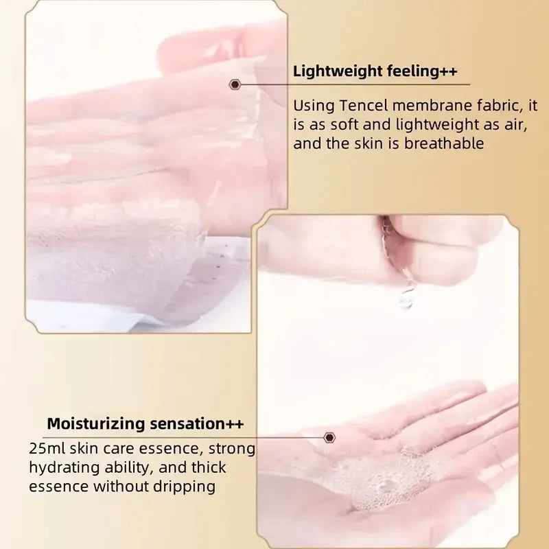 5-Piece Hydrating & Soothing Facial Sheet Mask Set Facial Sheet Mask Qme