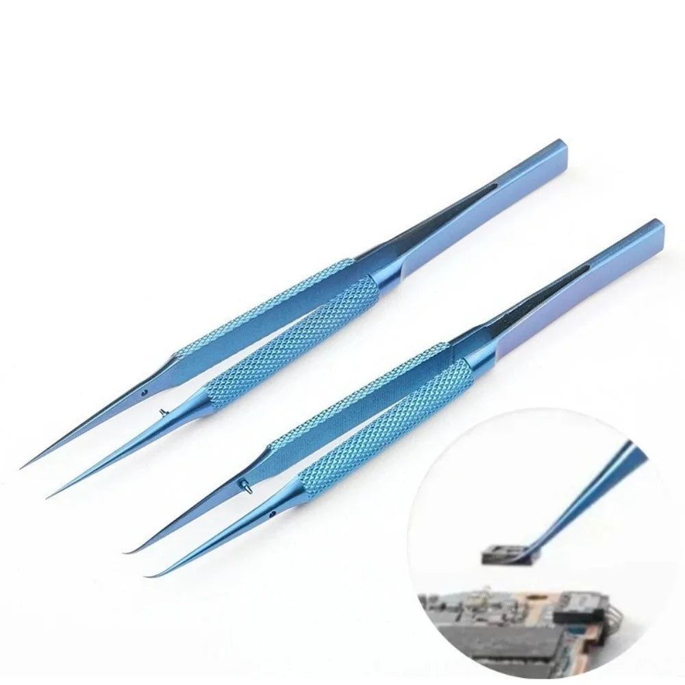 Titanium Alloy Precision Electronics Tweezers – Antimagnetic Precision Tweezers Qme
