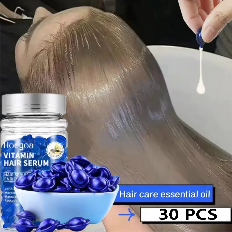 Qme Magic Hair Keratin Oil Vitamin Capsules – Smooth & Shiny Keratin Hair Treatment Qme