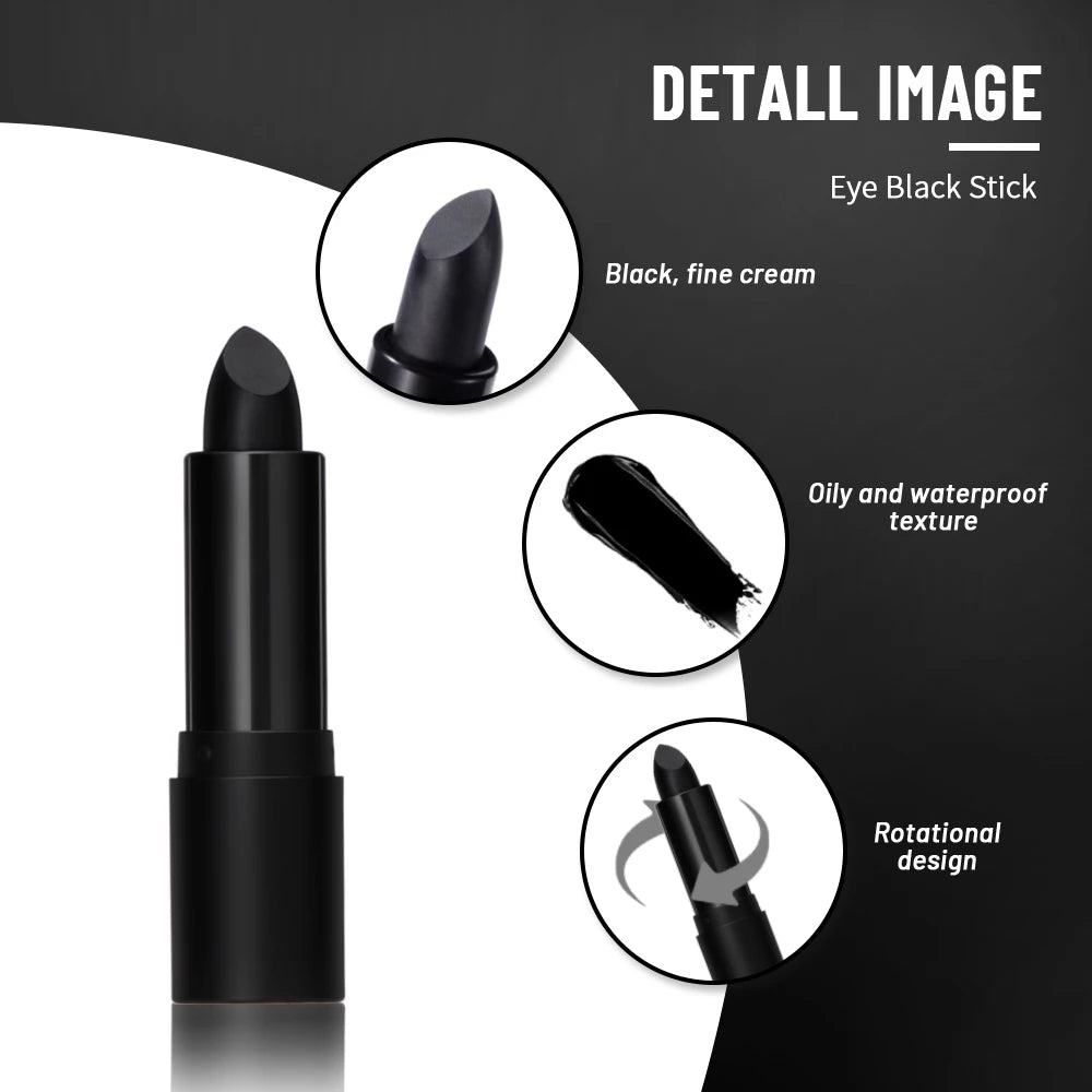 Sports Eye Black Stick – Waterproof Face Paint for Football & Baseball Sports Face Paint Qst