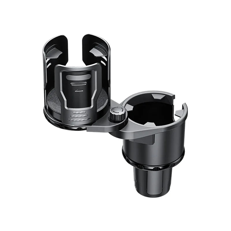 Adjustable Dual-Size Car Water Bottle Holder with Lock Car Cup Holder Qme