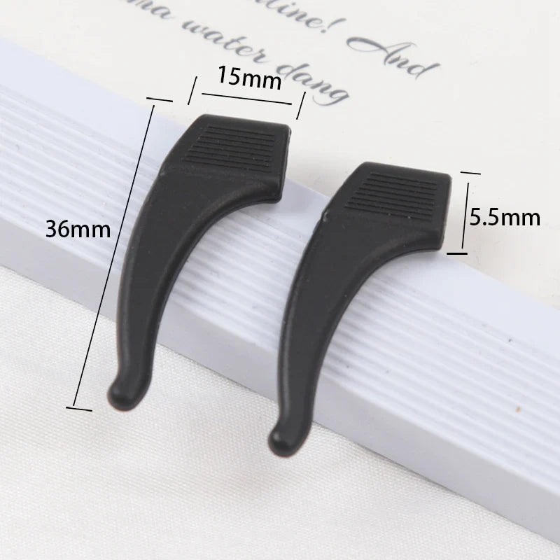 Silicone Anti-Slip Glasses Ear Hooks – 5 Pairs, 8 Colors Glasses Ear Hooks Qme