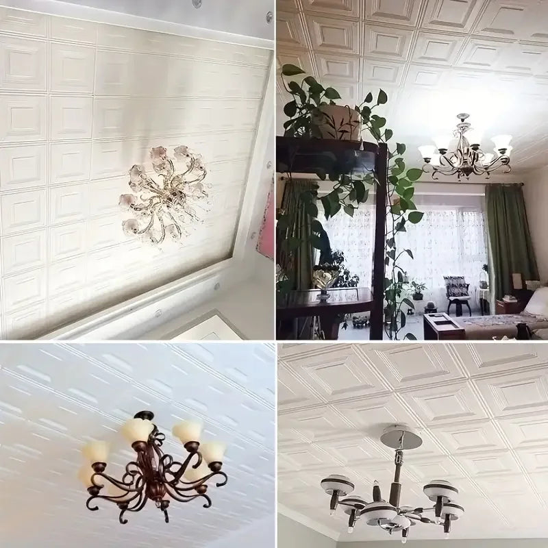 3D Foam Wall Stickers Self-Adhesive Decor Panels 35x35cm 3D Wall Stickers Qme