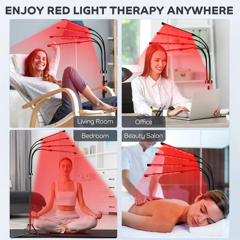 Red Light Therapy Lamp 660nm & 850nm Full Body Infrared Device Red Light Therapy Lamp Qst