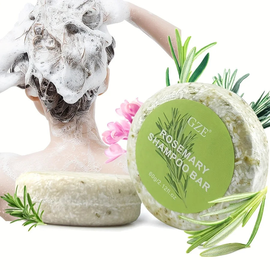 GZE Rosemary Shampoo Bar – Deep Cleansing & Oil Control Shampoo Bar Qme