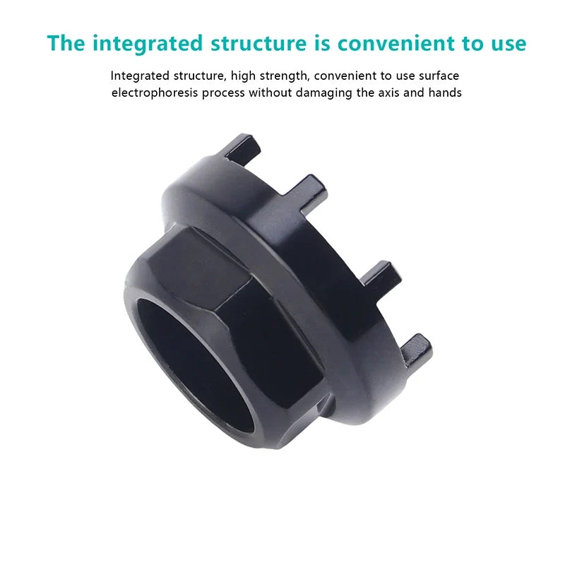 8-Notch Chainring Lockring Removal Tool | Bicycle & E-Bike Bicycle Lockring Tool Qme