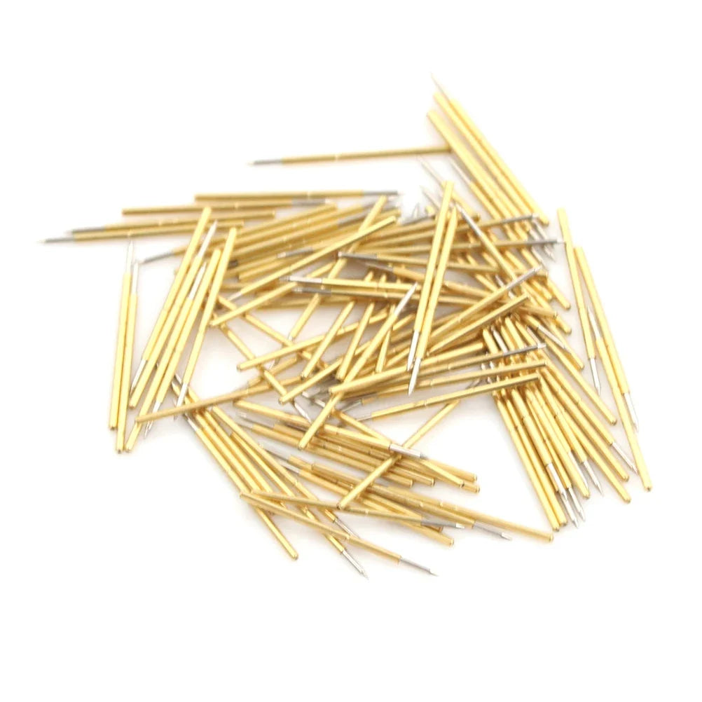 P50-B1 Pogo Pin Spring Test Probes 100 Pack | 0.68mm Spring Test Probe Pins Qme