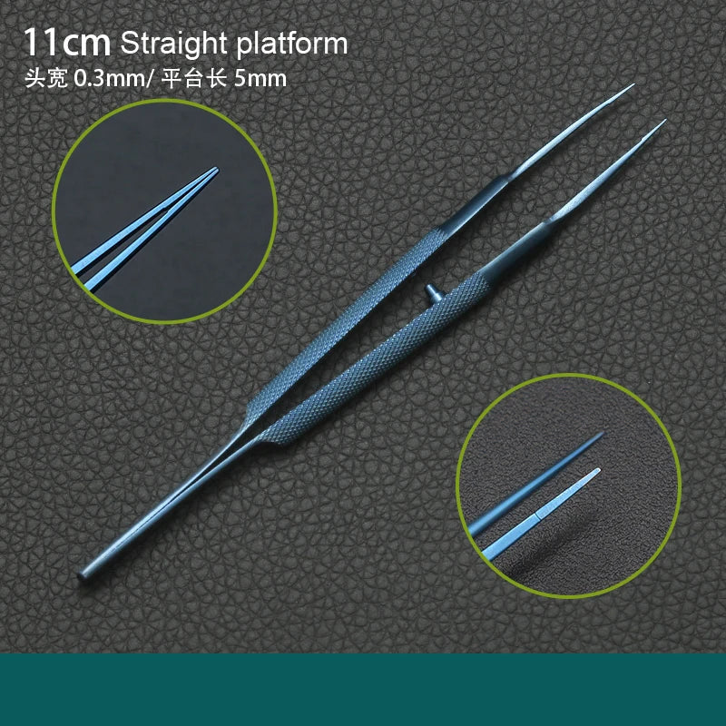 Precision Stainless Steel Microsurgical Forceps Tweezers Precision Forceps Tweezers Qme l