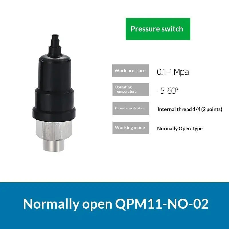 QPM11 Adjustable Air Pressure Switch Controller G1/8 G1/4 Pressure Switch Qme QPM11 NO 02 Inner