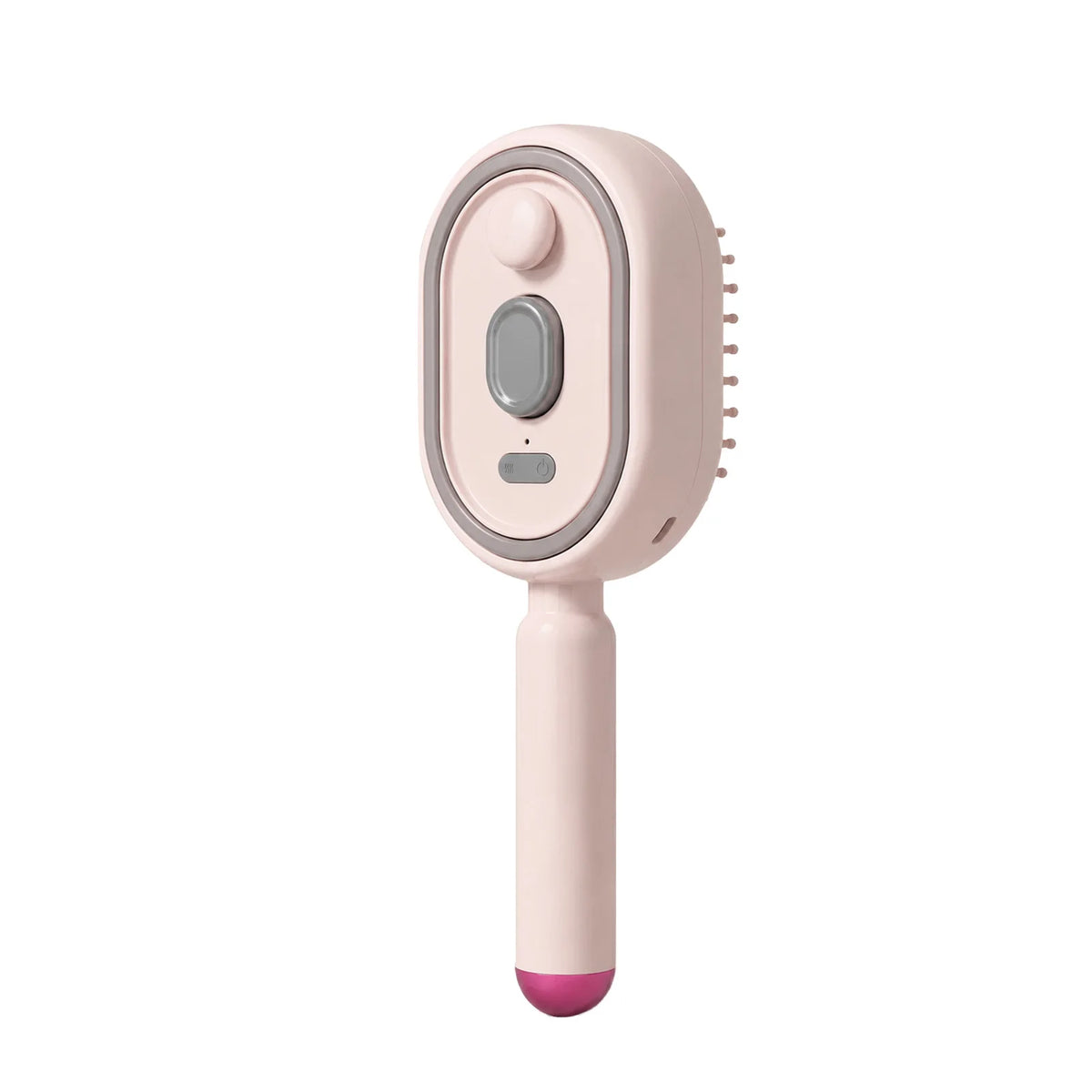 Xorita 3-in-1 Electric Mist Spray Scalp Massage Steam Hair Brush Electric Hair Brush Qst Round Pink USB Type-C