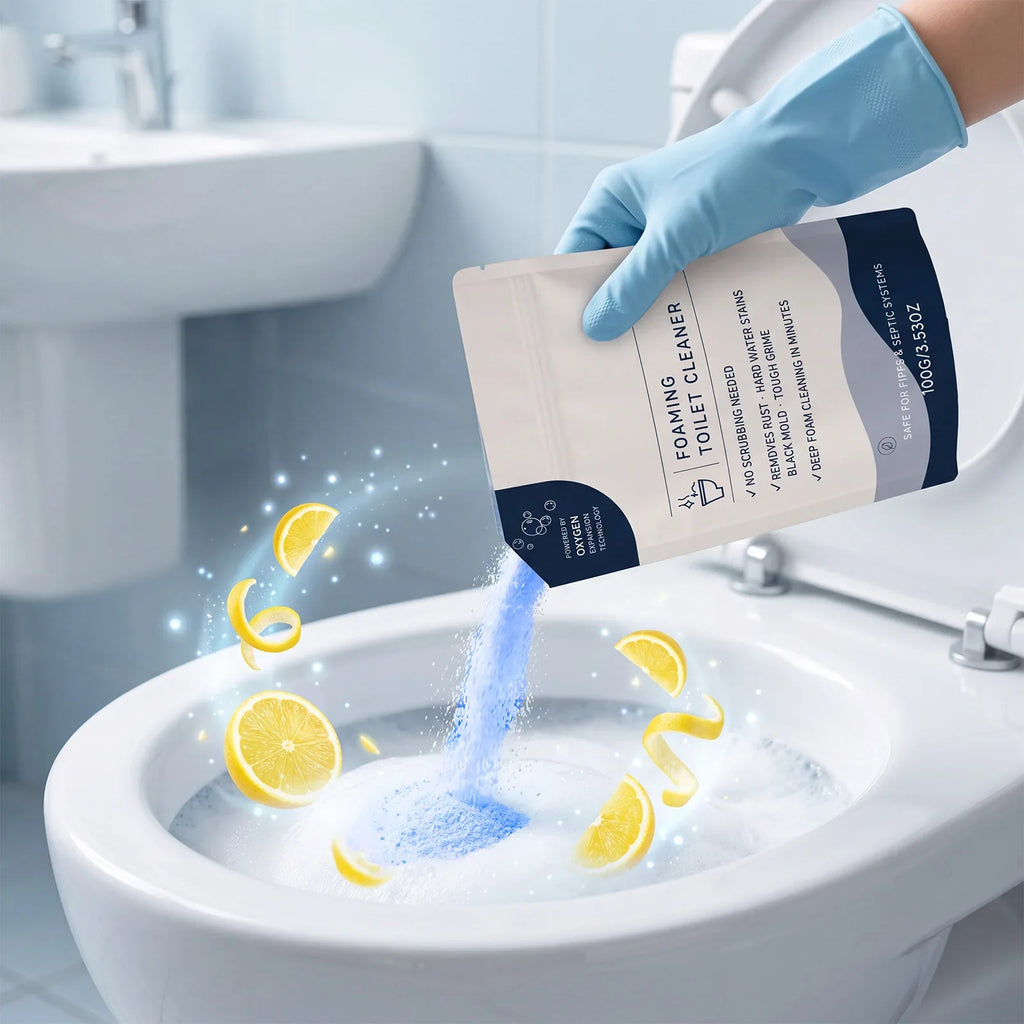 Foaming Toilet Bowl Cleaner – Stain & Odor Eliminator 100g Toilet Bowl Cleaner Qme