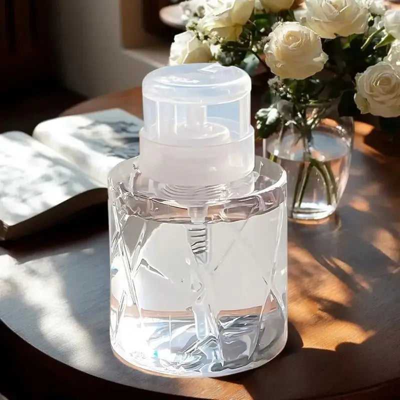 Refillable Lockable Pump Dispenser Bottle | Nail & Makeup Pump Dispenser Bottle Qme