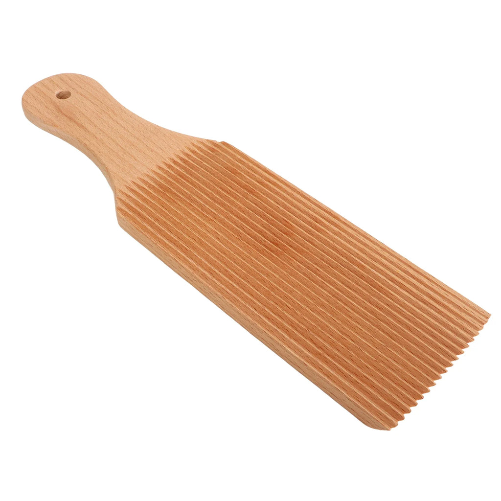 Beech Wood Gnocchi Board & Roller – Natural, Lightweight Pasta Making Tool Qme Default Title