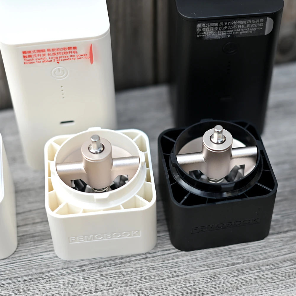 FEMOBOOK A2 Portable Electric Burr Coffee Grinder 4000mAh USB Electric Coffee Grinder Qst