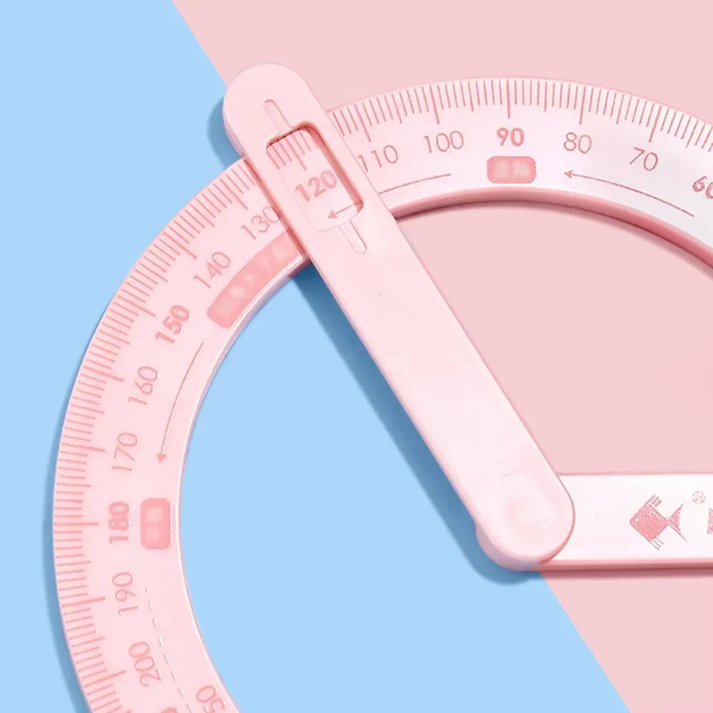 360° Activity Protractor Student Angle Ruler Teaching Aid Student Protractor Qme