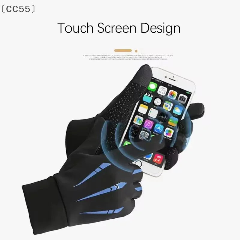Winter Windproof Cycling Gloves – Touch Screen & Water-Repellent Winter Cycling Gloves Qst