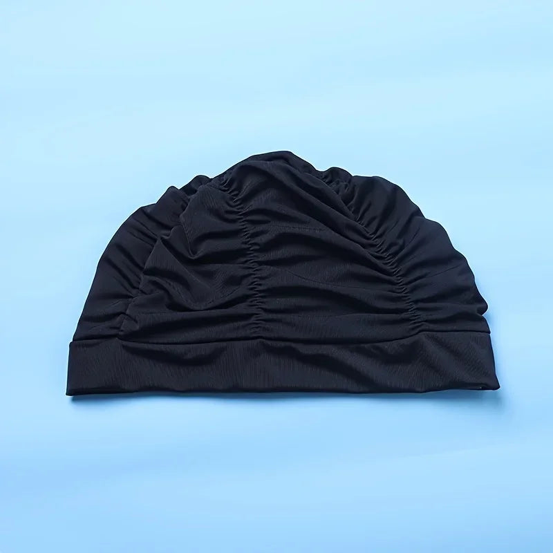 Swimming Cap for Long Hair – Ear Protection & Elastic Fit | Qme Swim Cap Qme