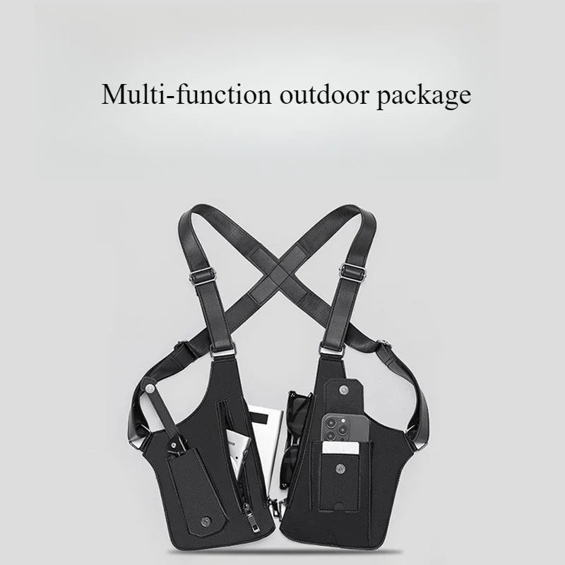 Men's Retro Underarm Satchel – Multi-functional Outdoor Bag Men's Shoulder Satchel Qme