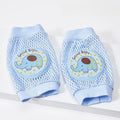 Baby Knee Pads 0–3Y Soft Cotton Crawling Leg Warmers 1 Pair Baby Knee Pads Qst SKY BLUE