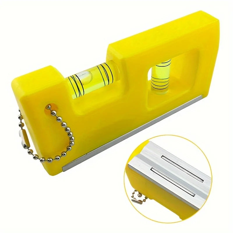 Mini Magnetic Torpedo Level with Bubble Vial & Hanging Chain Torpedo Level Tool Qme