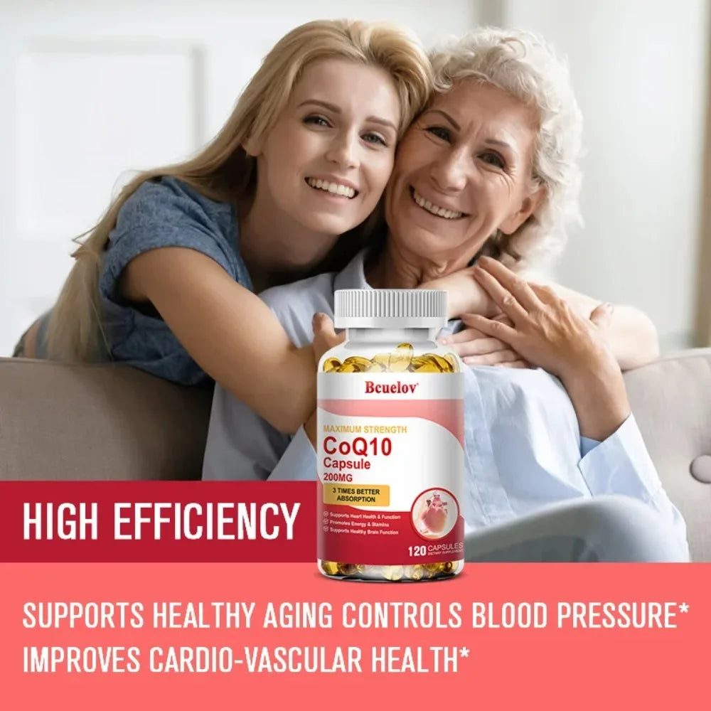 STRESSXCEL CoQ10 Capsules – Cellular Energy & Heart Support CoQ10 Supplement Qst