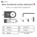 Aquarium Mini Aluminum Alloy Fixing Bracket & Plant Holder Aquarium Fixing Bracket Qme Holder S