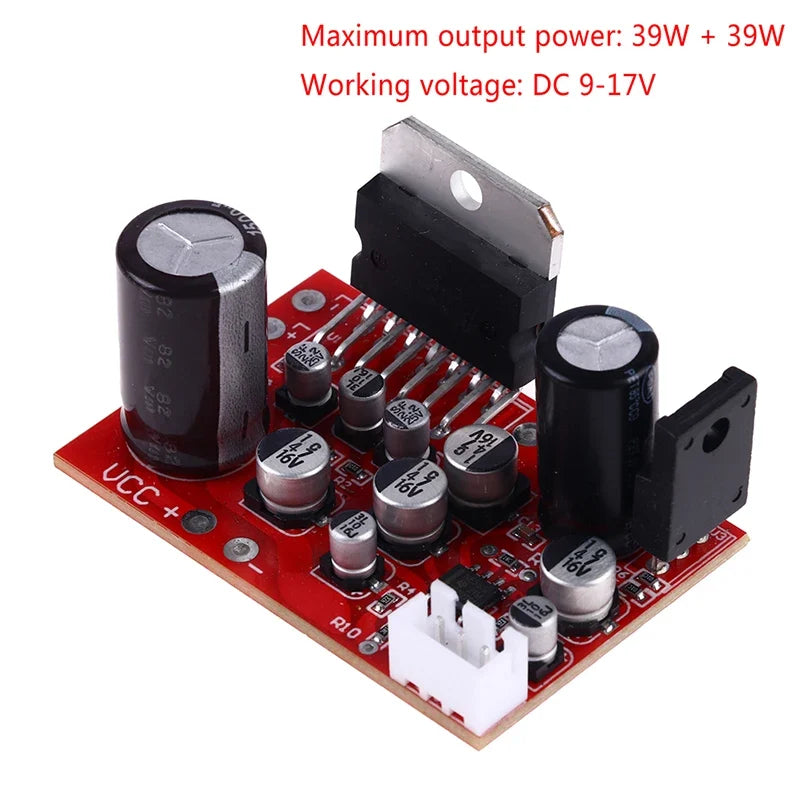 TDA7379 Stereo Power Amplifier Board DC 12V 39W+39W NE5532 Stereo Amplifier Board Qme
