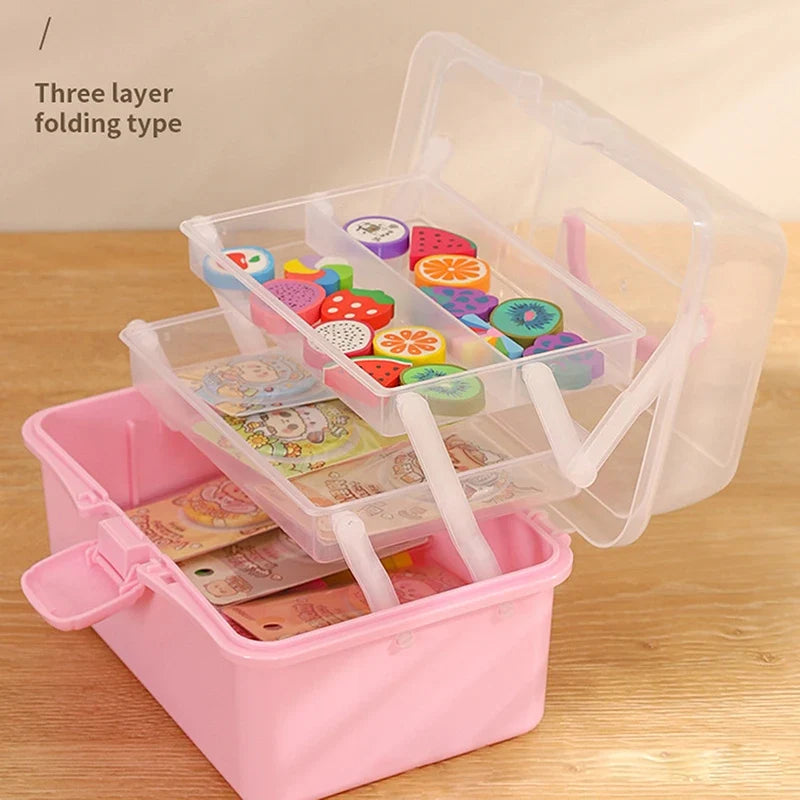 Kids Hair Accessories Organizer Box | 6 Colors | Qme Hair Accessories Organizer Qme