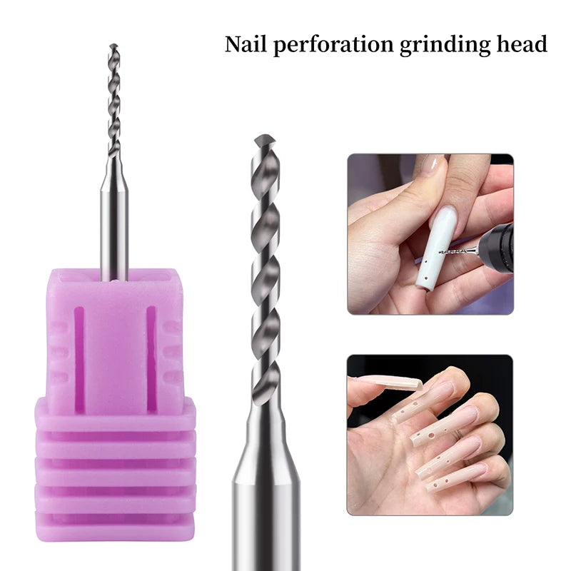 Tungsten Steel Nail Drill Bit – Precision Piercing & Grinding Head Nail Drill Bit Qst