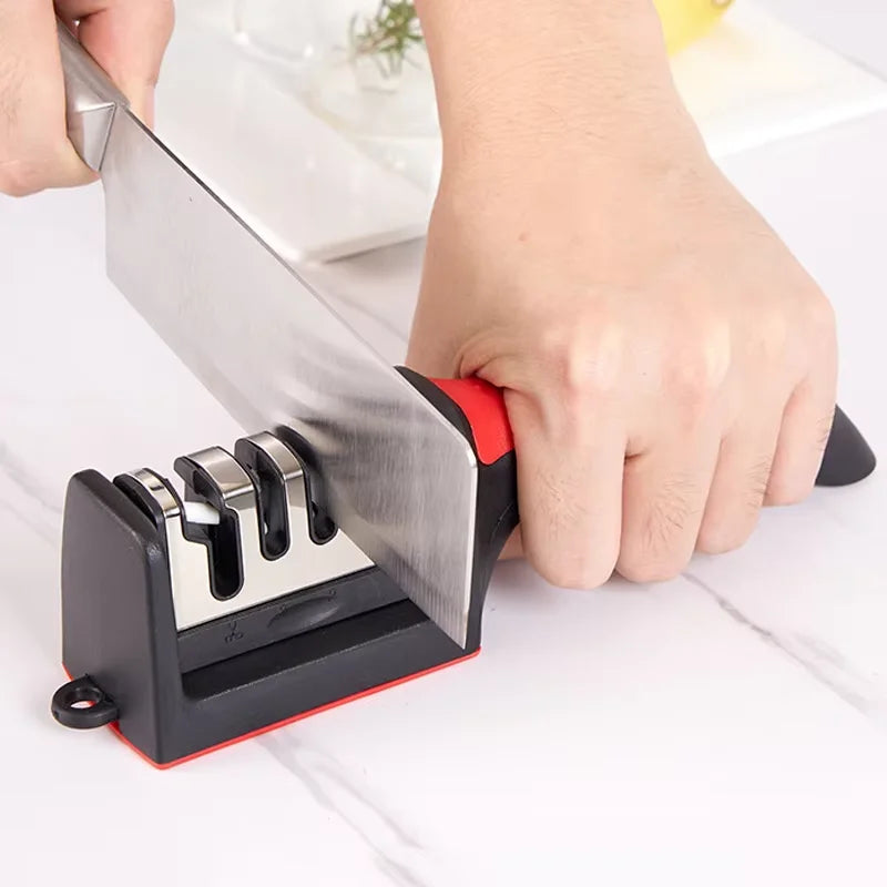 Multifunctional Knife Sharpener & Sharpening Stone | Kitchen Knife Sharpener Qme